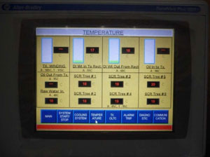 Temperature screen